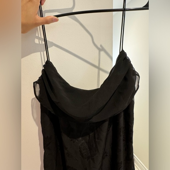 NWT - Urban Outfitters Black Flowy Sheer Dress - Picture 7 of 8